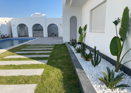A vendre une villa a hammamet Monchar - Bien immobilier à {"id":16,"country_id":219,"name":"NABEUL","slug":"nabeul"} - Image 3 - Agence Immobilière Maison Plus Elite