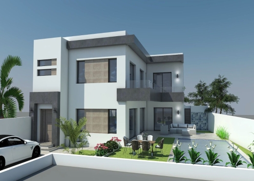 villa haut standing a vendre a hammamet sud - Bien immobilier à {"id":16,"country_id":219,"name":"NABEUL","slug":"nabeul"} - Image 2 - Agence Immobilière Maison Plus Elite